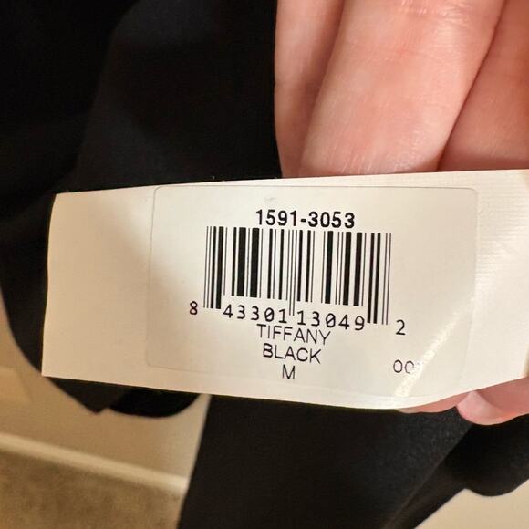 NWT DRESS THE POPULATION Tiffany Black One Shoulder Cocktail Dress Size Small - Picture 7 of 8